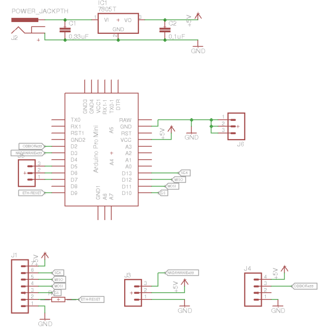 Schemat sterownika IP na 433MHz