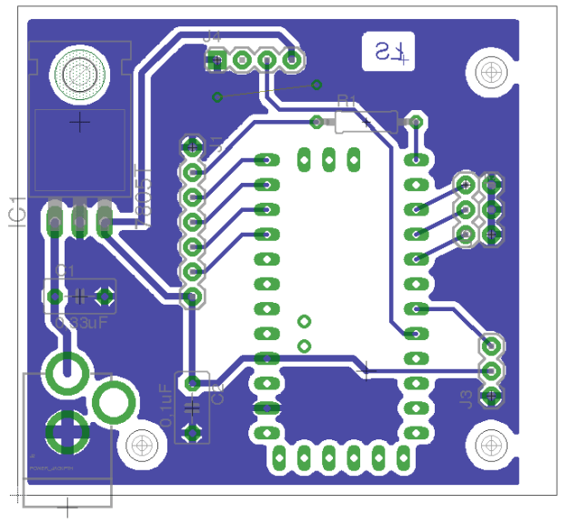 Sterownik 433MHz - PCB