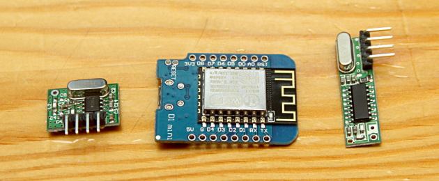 WeMos D1 mini + 433MHz